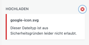 Dieser Dateityp ist aus Sicherheitsgründen leider nicht erlaubt.