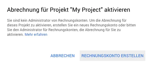 google maps api rechnungskonto erstellen