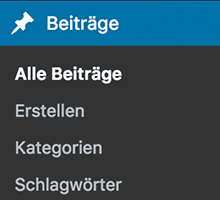menuepunkte im admin bereich umbenennen