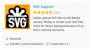 svg allow upload wordpress