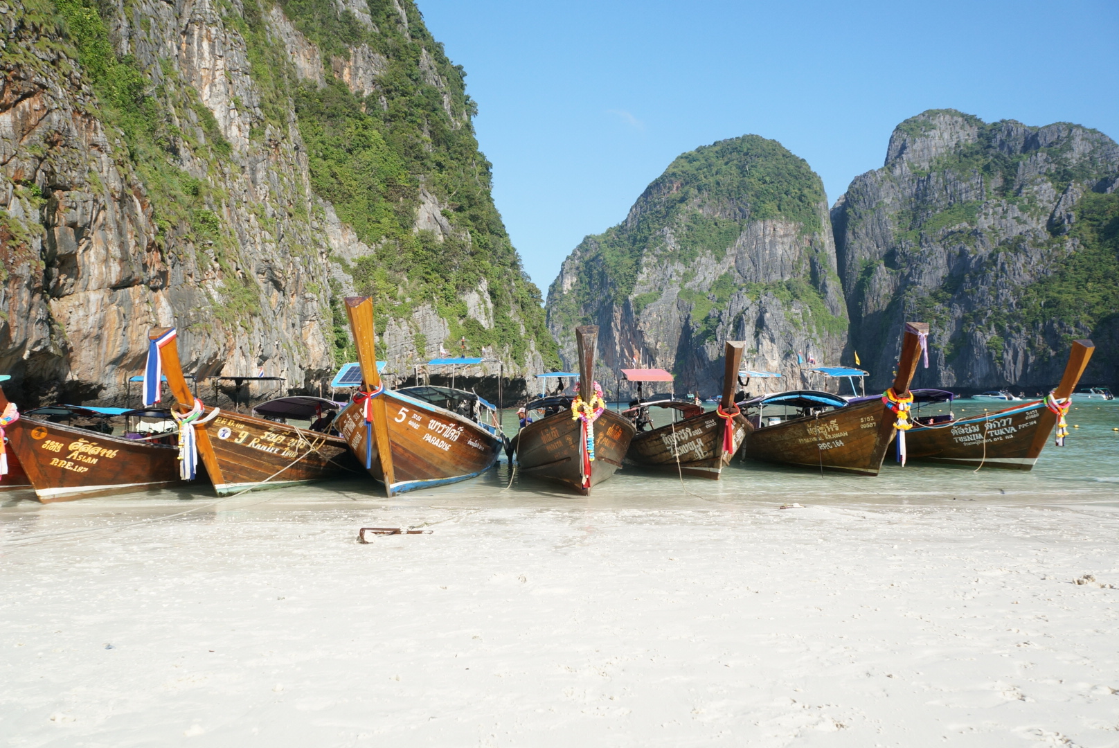 thailand maya beach longtail